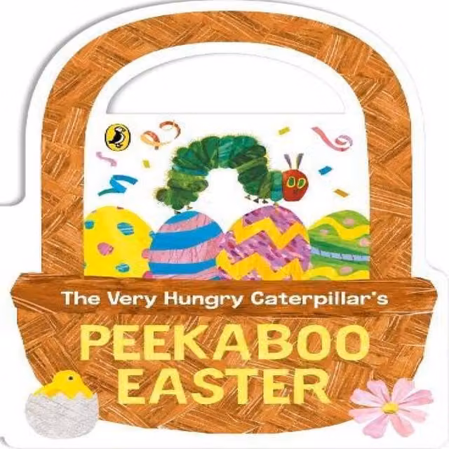 Eric Carle The Very Hungry Caterpillar's Peekaboo Easter Board Book, Multicolour