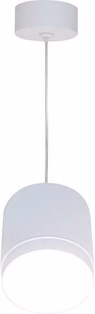 Netlighting Polar Slim White GX53 Suspended Cylinder Pendant Ceiling Light – 1
