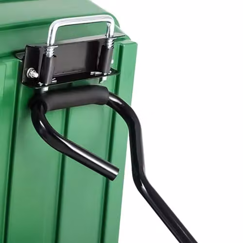 Simpa Multi-Purpose All Terrain Tipping Barrow Cart with Pneumatic Tyres, Green, L 93 cm x W 50.5 cm x H 51 cm – 3