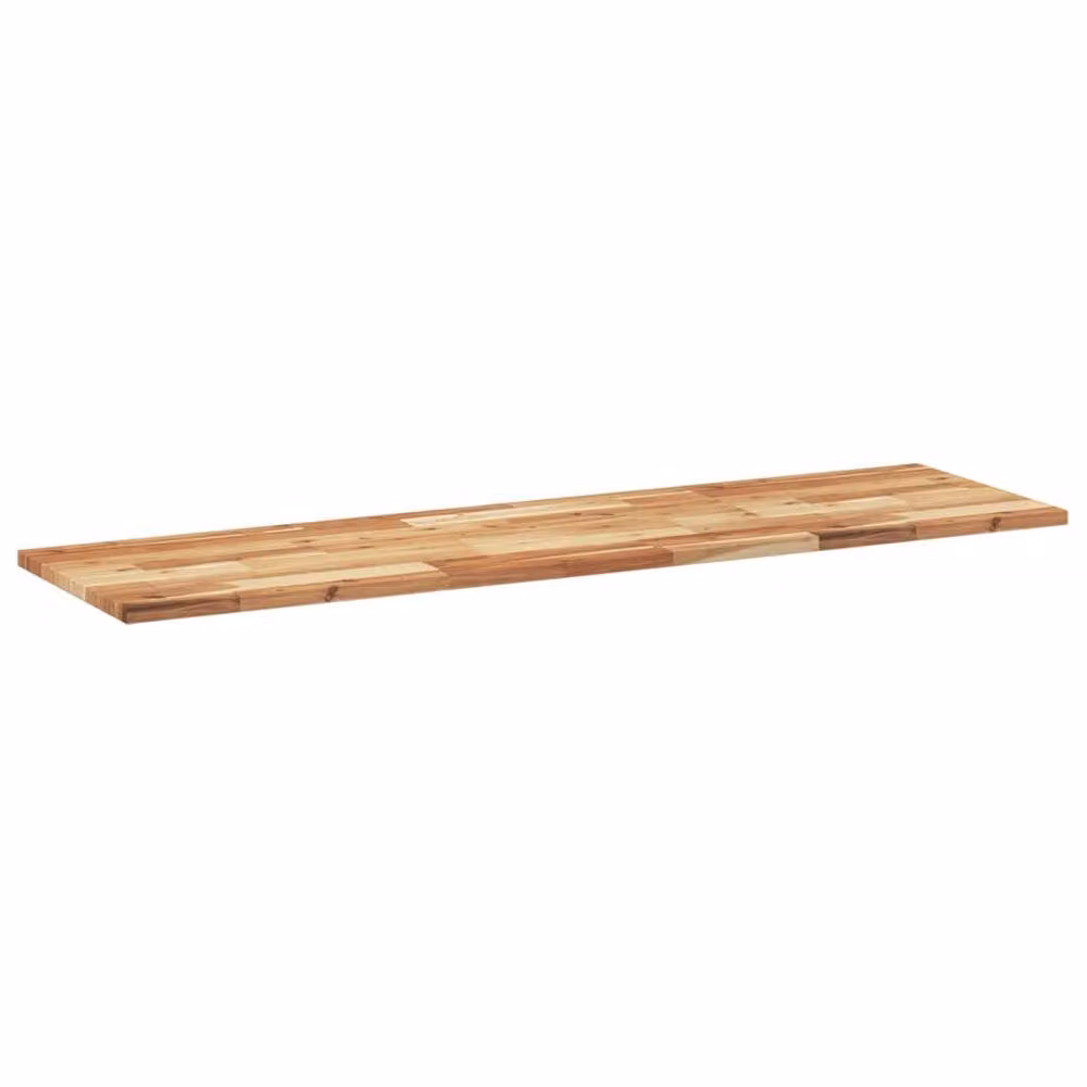 Berkfield Home Brown Oil Finished Solid Wood Acacia Floating Shelf W/D/H: 140 x 40 x 2 cm – 2