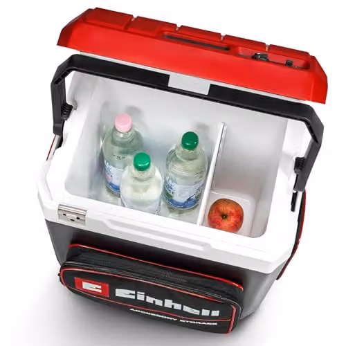 Einhell Cordless Cooling Box 18V PXC, 27 Litres, Red and Black – 4