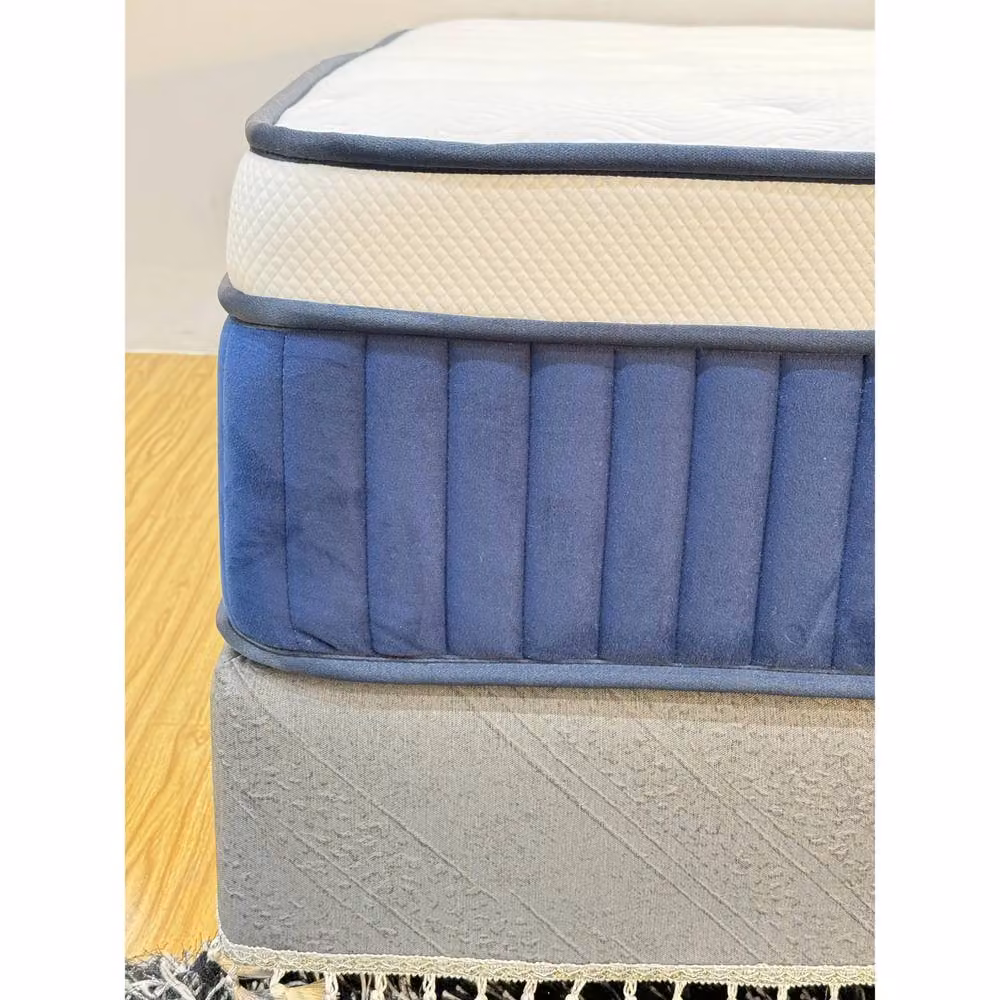 Artesa Soul Medium-Firm Euro Top King Size Mattress in White, W: 150 cm, L: 200 cm, H: 32 cm – 3