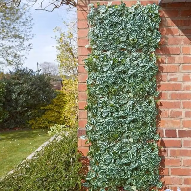 Garden Mile Artificial Ivy Leaf Screening Panel Trellis, Green, W: 60 cm, H: 40 cm