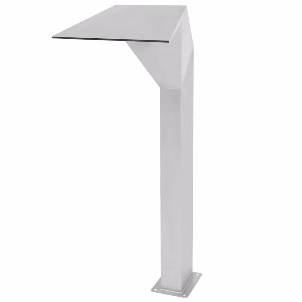 Berkfield Home Pool Fountain in Silver Stainless Steel, W/D/H: 50 x 30 x 90 cm – 2