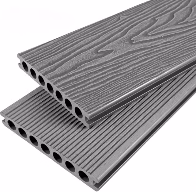 Timbosite Classic Decking Board in Light Grey, 148mm x 3660mm
