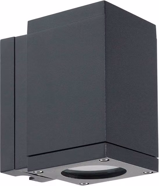 Netlighting Sandvik Modern Outdoor Down Wall Light in Grey, IP65, GU10 LED – 1