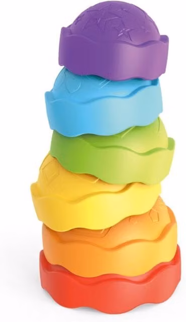 UMKYTOYS Multicolour Baby Stacking Toy Cake Tower