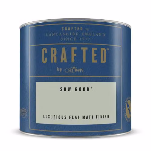 Crown Sow Good Matt Emulsion Paint Tester Sample, Green, 125ml – 5
