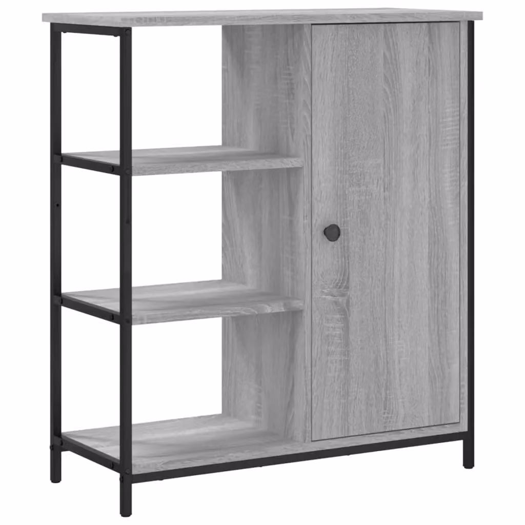 Berkfield Home Grey Sonoma Sideboard with Integrated Lighting, W/D/H: 70 x 30 x 80 cm – 2