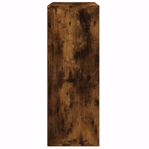 vidaXL Modern Sideboard in Smoked Oak, Brown Engineered Wood, W/D/H: 60 x 31 x 84 cm – 5