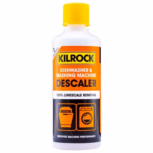 Kilrock Big W Descaler for Dishwashers and Washing Machines, 490 ml, Yellow