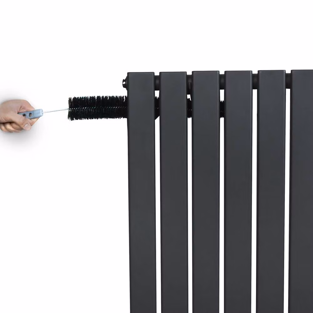 Monstershop Flat Single Column Steel Radiator in Anthracite Grey, H: 160 cm, W: 70 cm – 6