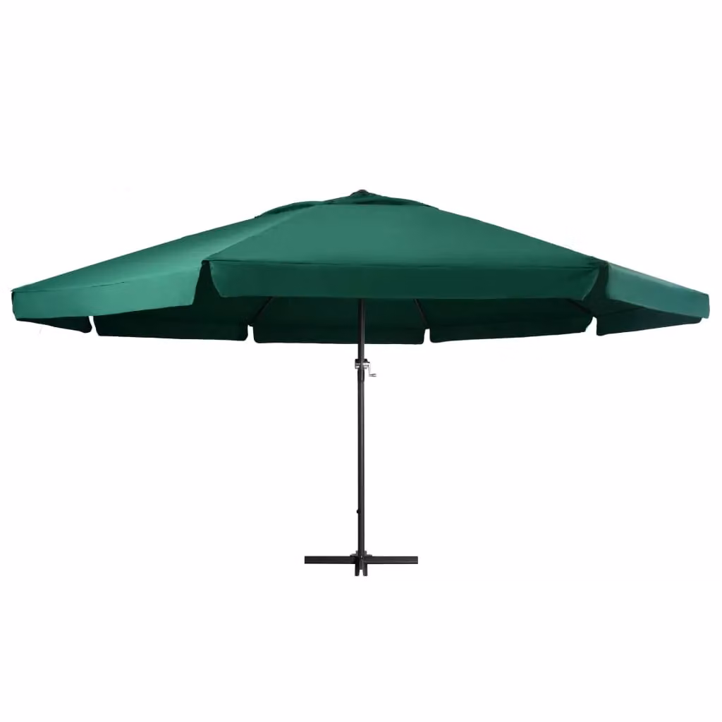 Berkfield Home Outdoor Parasol with Aluminium Pole, Green – 2
