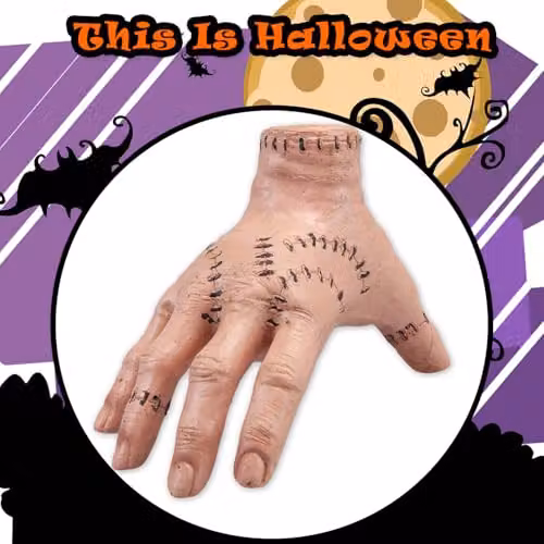 VFM e-Store White Severed Hand Halloween Party Prop, 13.5 cm – 7