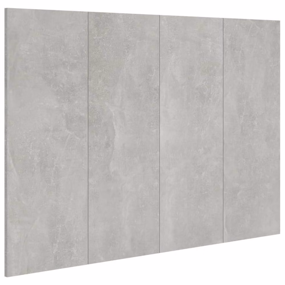 Berkfield Home Classic Bed Headboard in Concrete Grey, W/D/H: 120 x 1.5 x 80 cm – 2