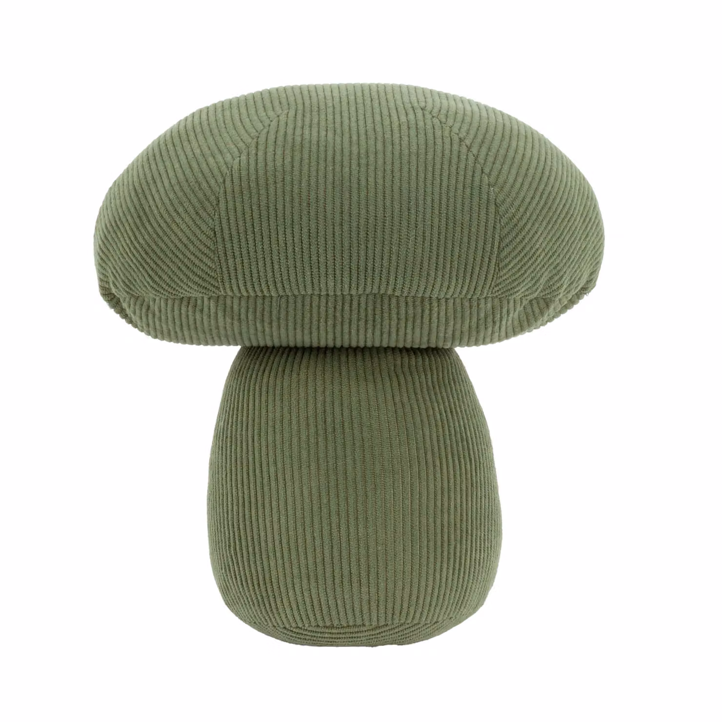 Wylder Nature Mushroom Corduroy Door Stop in Green, W/D/H: 23.0 x 23.0 x 23.0 cm – 2