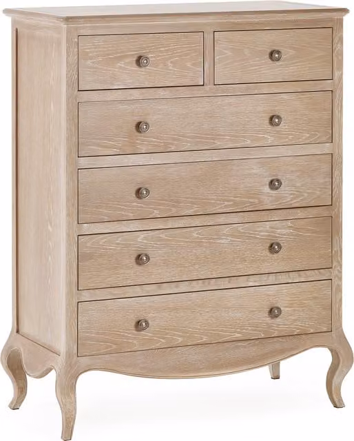 Julian Bowen Camille Classic Oak Chest in Brown and Beige, Width: 90 cm