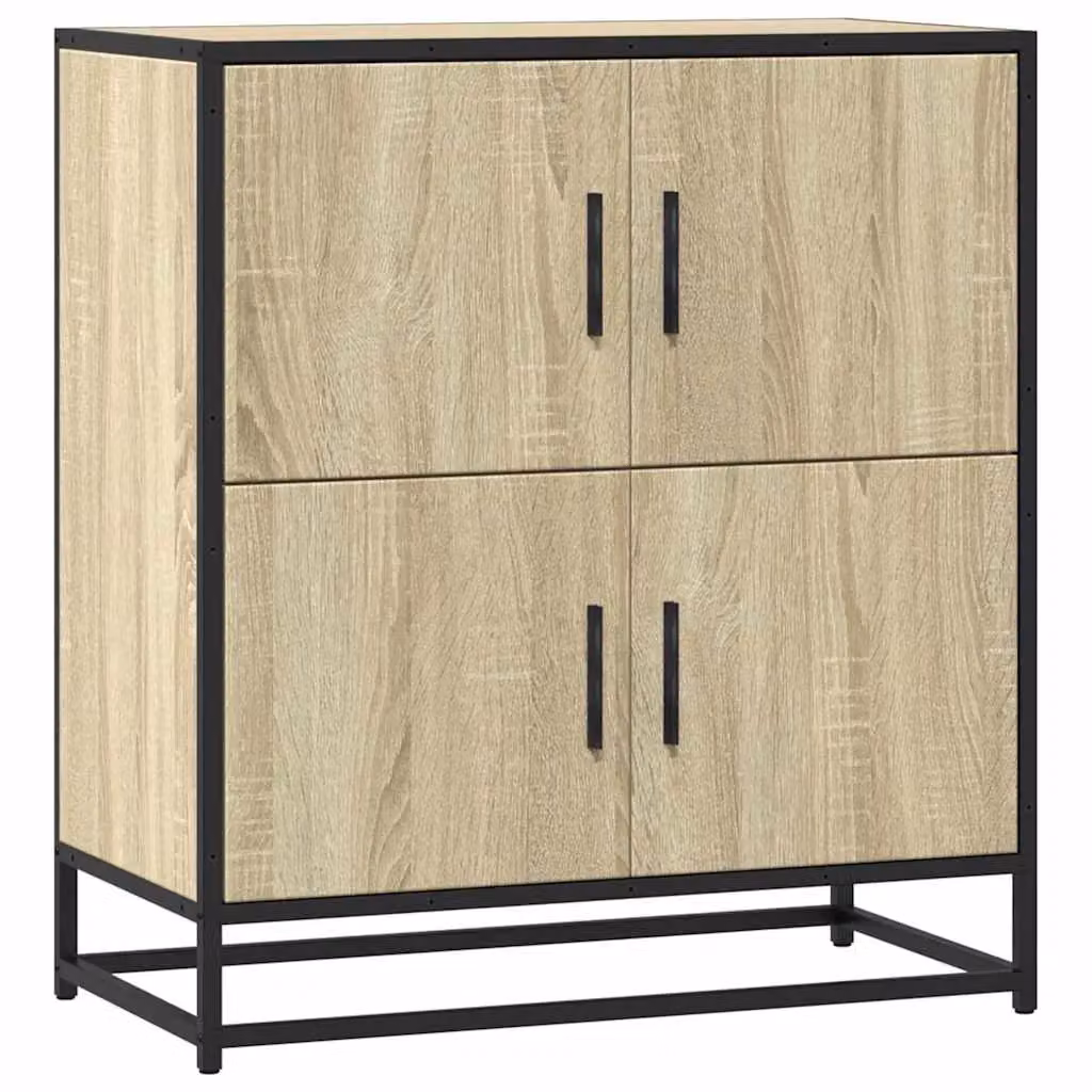 Berkfield Home Sonoma Oak Sideboard in Brown, W/D/H: 68 x 35 x 76 cm – 2