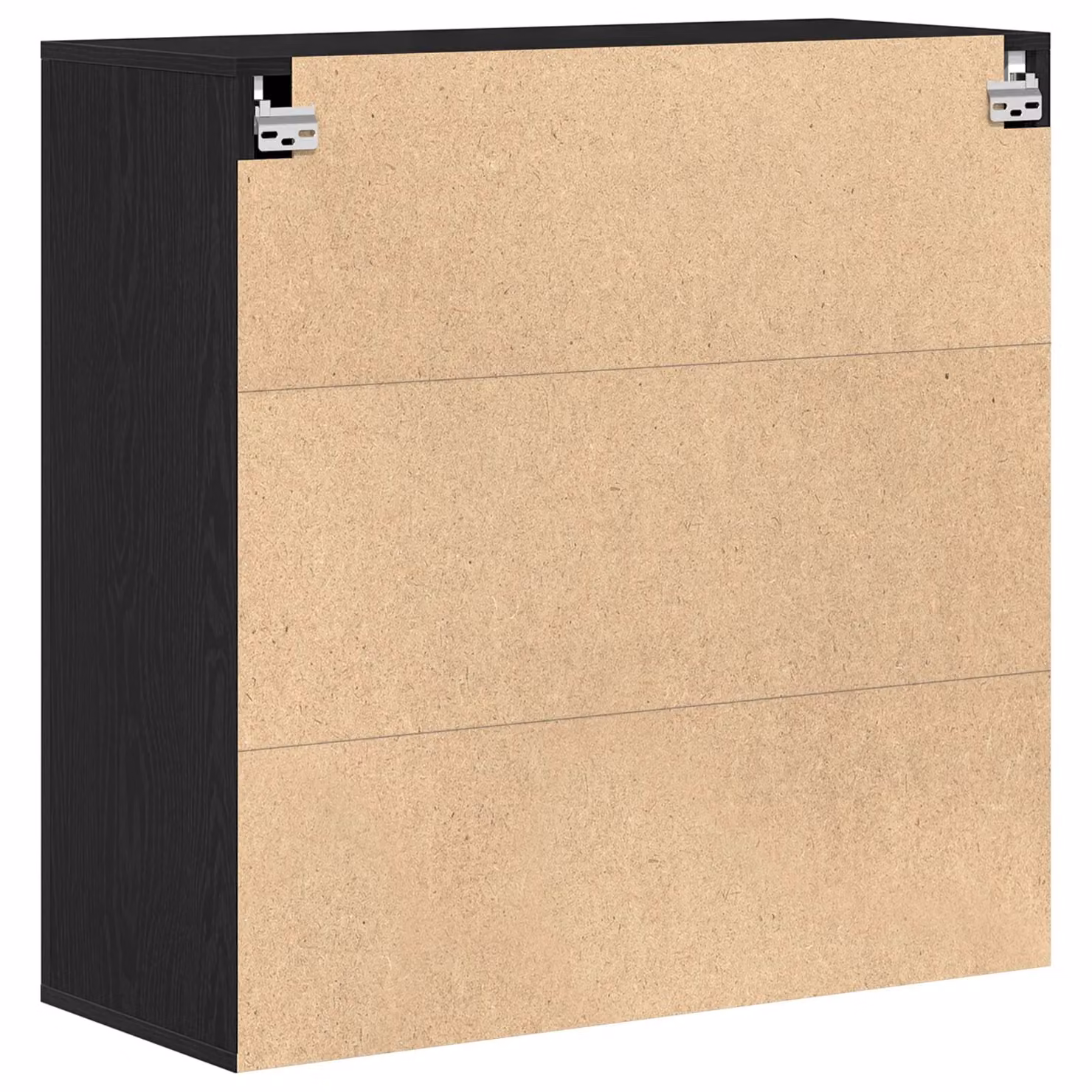 Berkfield Home Modern Wall Mounted Cabinet in Black Oak, W/D/H: 80 x 33 x 80 cm – 4