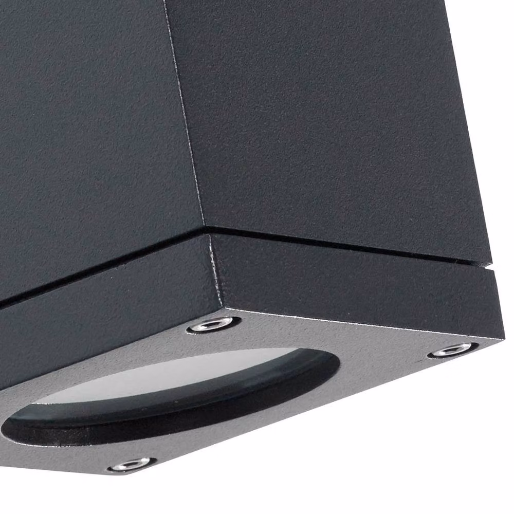 Netlighting Sandvik Modern Outdoor Down Wall Light in Grey, IP65, GU10 LED – 2