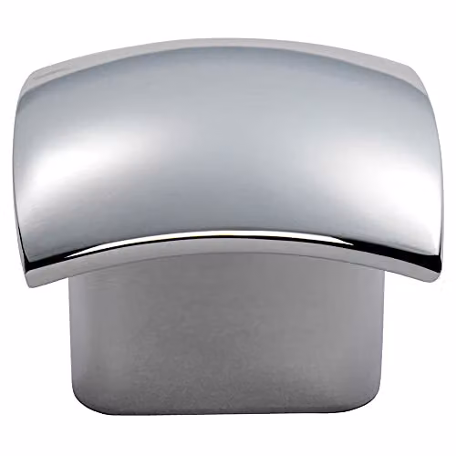 Loops 2 Pack Convex Face Cupboard Door Knobs in Polished Chrome – 2
