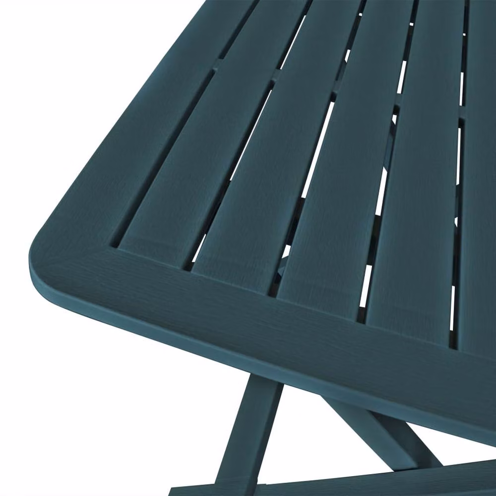 Berkfield Home 3 Piece Folding Bistro Set in Green Plastic – 2