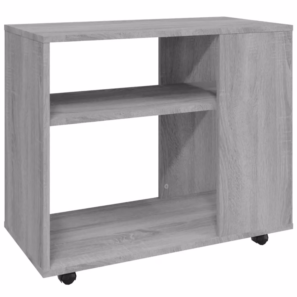 Berkfield Home Grey Sonoma Side Table in Engineered Wood W/D/H: 70 x 35 x 55 cm – 2
