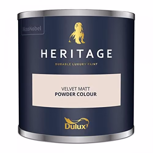 Dulux Trade Heritage Velvet Matt Emulsion Powder Colour Beige, 1 l – 3