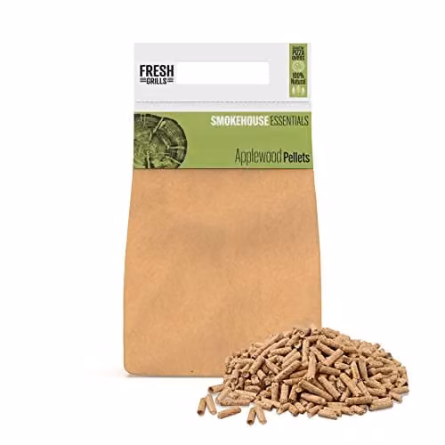 Fresh Grills Apple Wood Pellets for BBQ Grills and Smokers, 1.5kg
