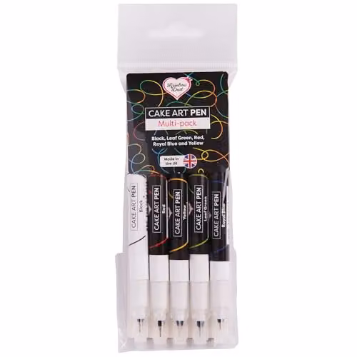 Rainbow Dust Professional Cake Art Pen, Multi-Coloured with Nozzles – 1
