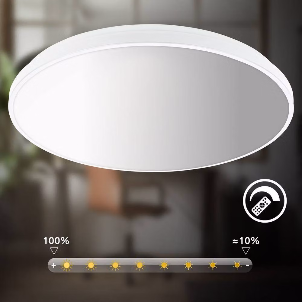 Briloner White 44W CCT Dimmable LED Ceiling Light with Remote Control – 4