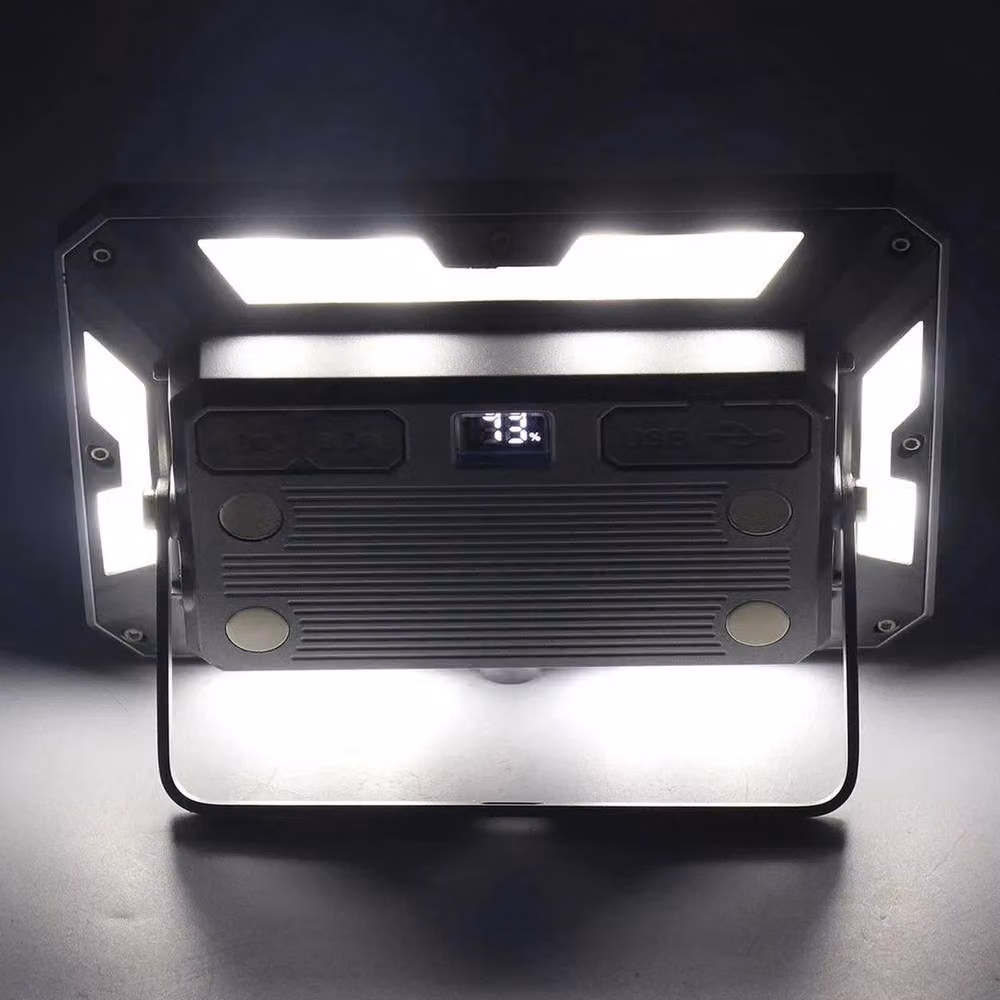 SPETLEK Rechargeable Portable LED Work Light and Flood Lamp in Silver – 3