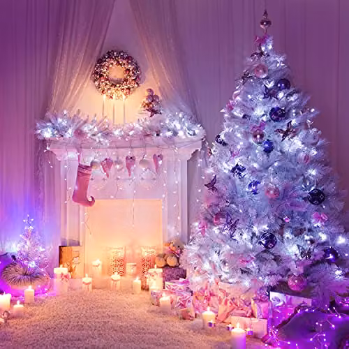 The Christmas Workshop 1000 Bright White LED Chaser Fairy Lights, 69.9 Metres, 8 Light Modes for Indoor or Outdoor Use – 4