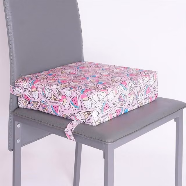 Roseley Kids Chair Strap Booster Seat Pad in Pink and Multicolour