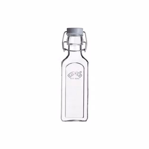 Kilner Transparent Glass Clip Top Bottle, 0.3 l
