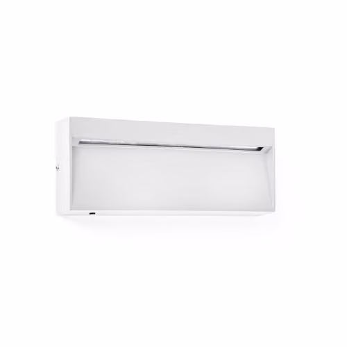 Netlighting Dune Rectangular LED Outdoor Flush Wall Lamp, White, IP65, CCT Adjustable – 1