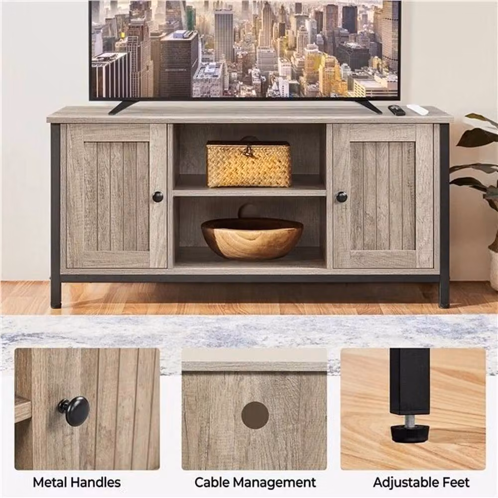 Kelvenix Industrial Grey TV Cabinet and Media Stand W/D/H: 50 x 40 x 40 cm – 4