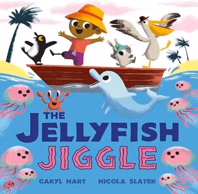 Caryl Hart The Jellyfish Jiggle Multicolour Paperback Book