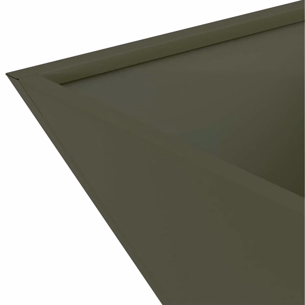 Berkfield Home Garden Steel Bowl Planters, 5 Piece Set, Green, W/D/H: 40 x 40 x 15 cm – 6