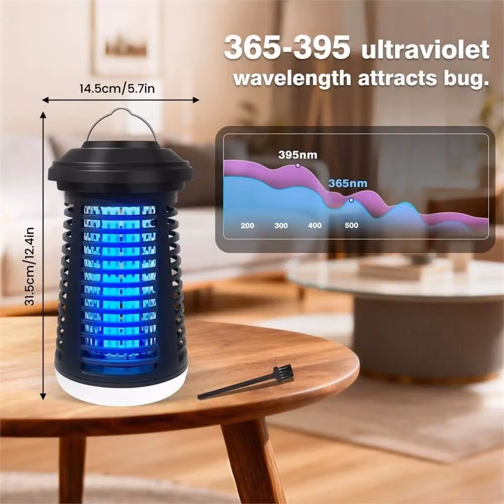 Nordara 2-Piece Electric UV Insect Zapper Indoor Bug Trap, Black – 2