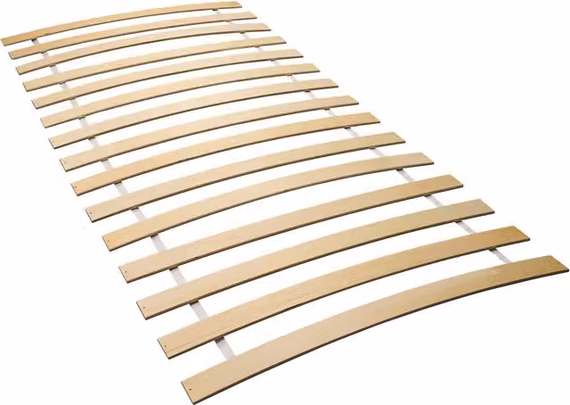 Noa and Nani Roll Up Cambered Sprung Wood Slats for Single Adult Bed in Sand/Beige
