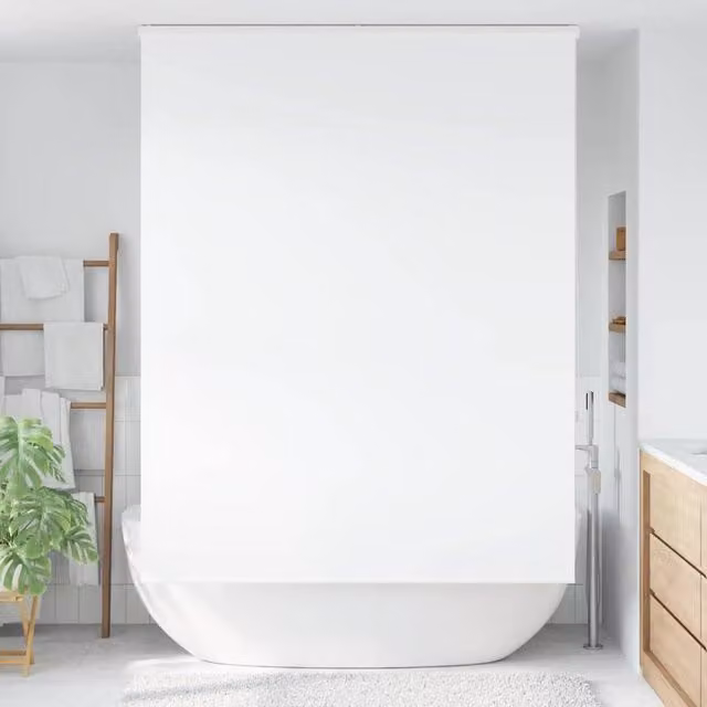 Berkfield Home Shower Roller Blind with Cassette, White, W: 160 cm, H: 240 cm