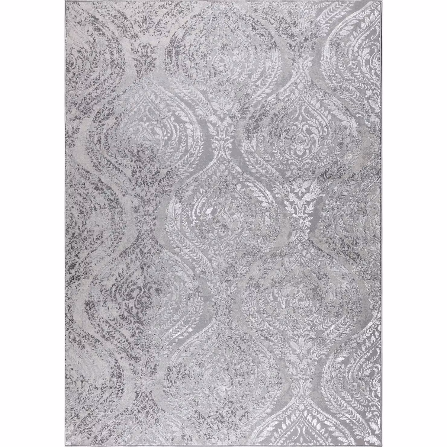Livabliss Lustro Vintage Boho Rectangular Rug in Grey, Beige and White, W: 160 cm, D: 220 cm – 2