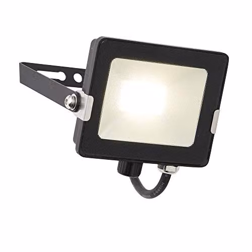 Netlighting Salde 20W LED Outdoor Wall Floodlight, Matt Black, IP65, Cool White – 1