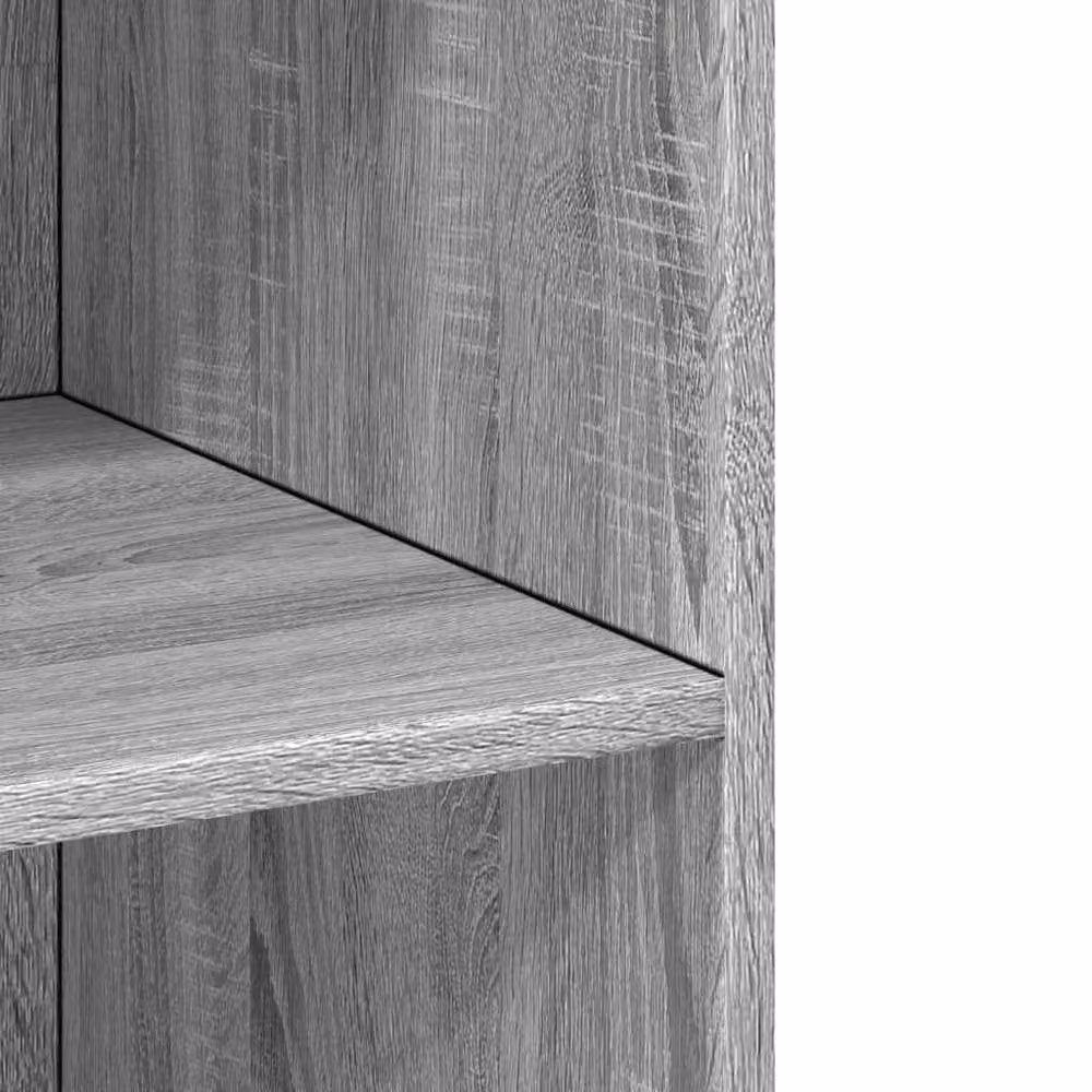 Berkfield Home Grey Sonoma Highboard in Engineered Wood, W/D/H: 70 x 41 x 185 cm – 3