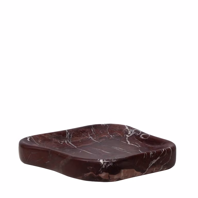 Dome Deco Brown Stone Abstract Organic Tabletop Centrepiece