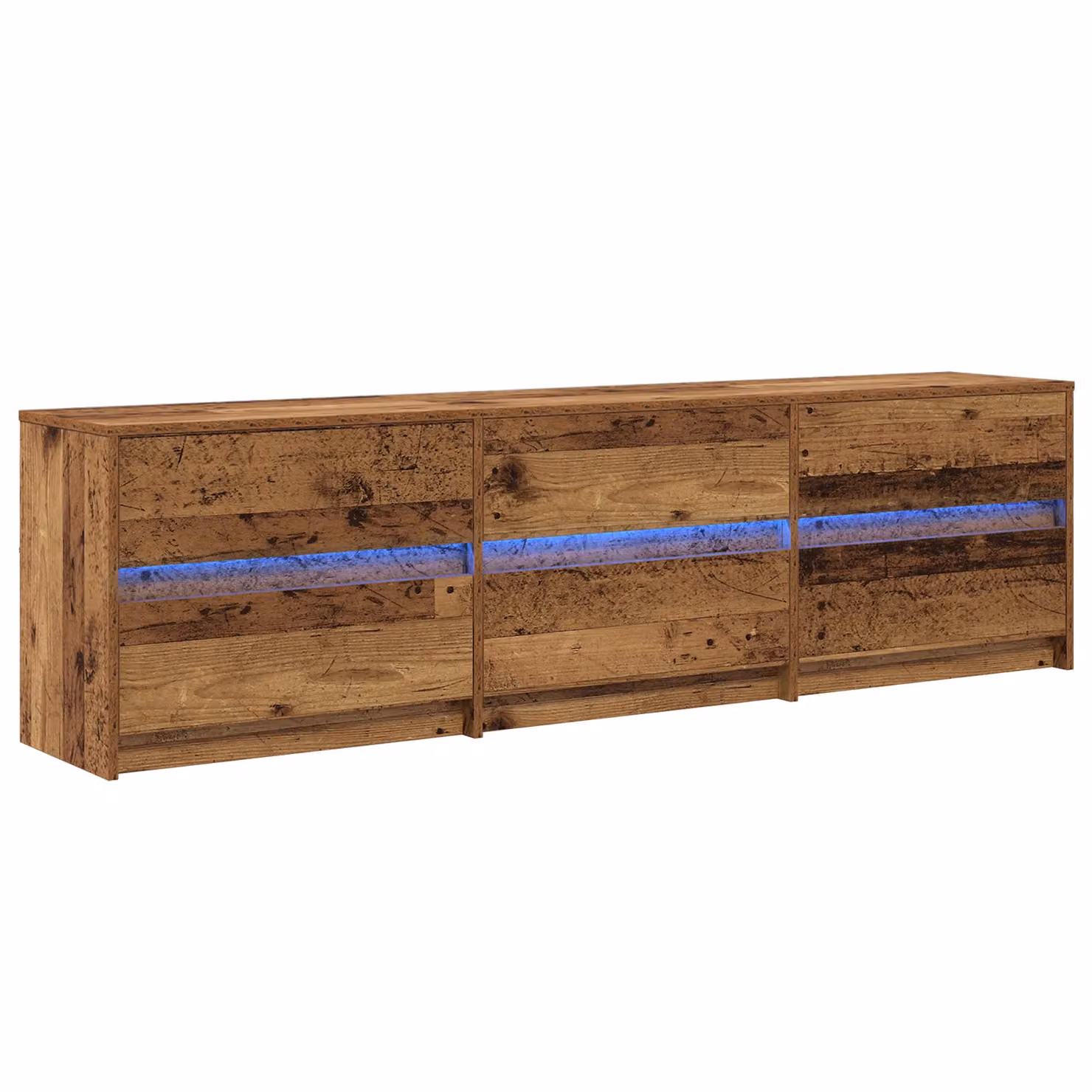 Berkfield Home Rustic Brown TV Cabinet in Engineered Wood and MDF – 2