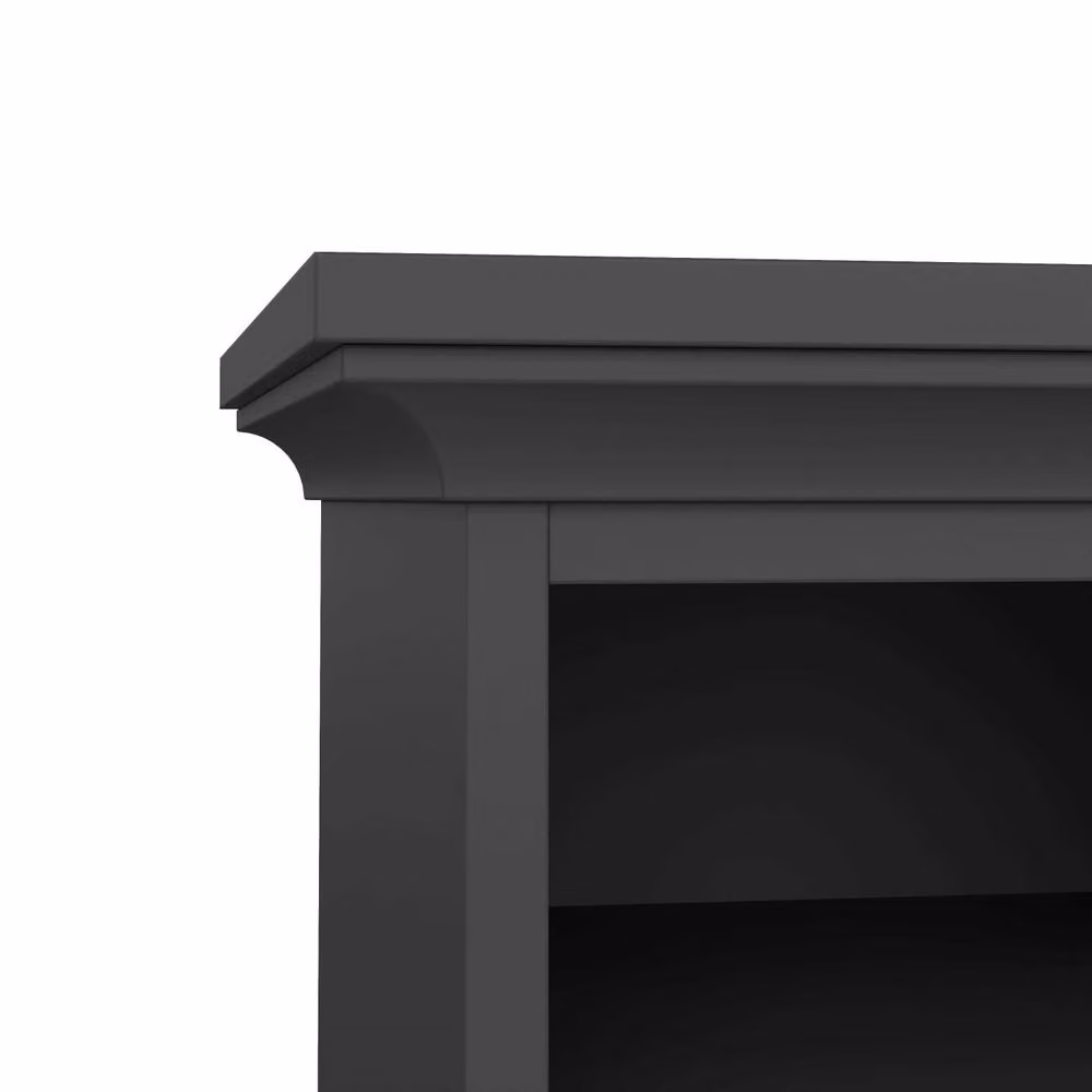 Wyld Haus Osaka Farmhouse Bedside Table in Grey with 2 Drawers, W/D/H: 40.0 x 43.6 x 58.8 cm – 4