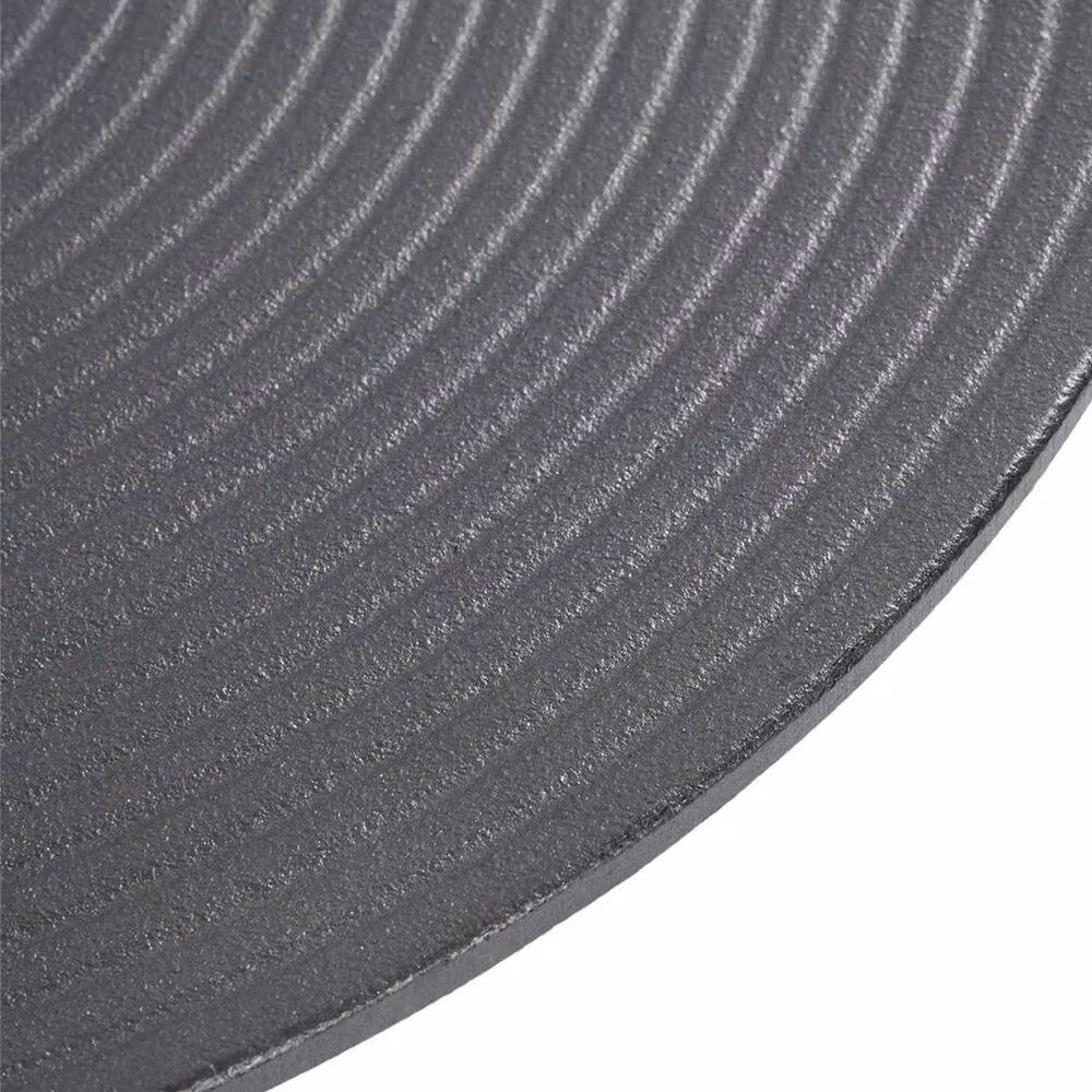 NESTLUNE Black Cast Iron Grill Pan for BBQ and Steaks, W/D/H: 48 x 40 x 3 cm – 3