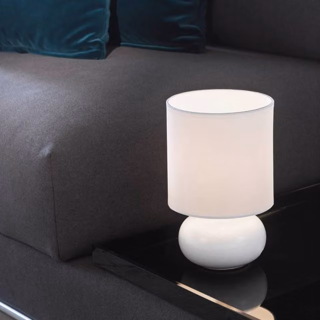 Eglo Trondio White Ceramic Table Lamp